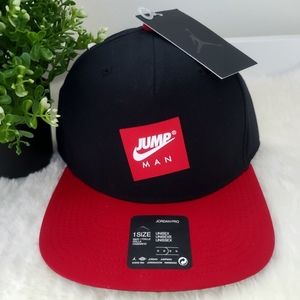 Nike Jordan Pro Jumpman Classic Cap Men's Sports Hat Black Red Bred DC3681-010